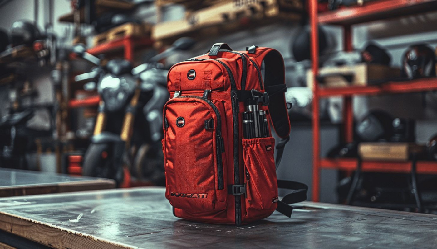 Autres - Découvrez les spécificités du sac à dos Ducati, l'accessoire indispensable pour les motards