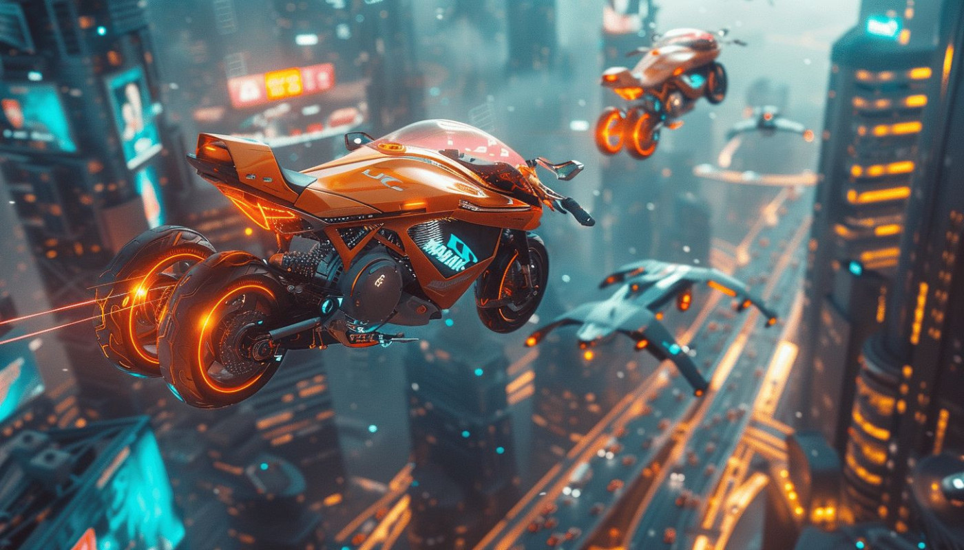 Les motos volantes, futur du transport urbain?